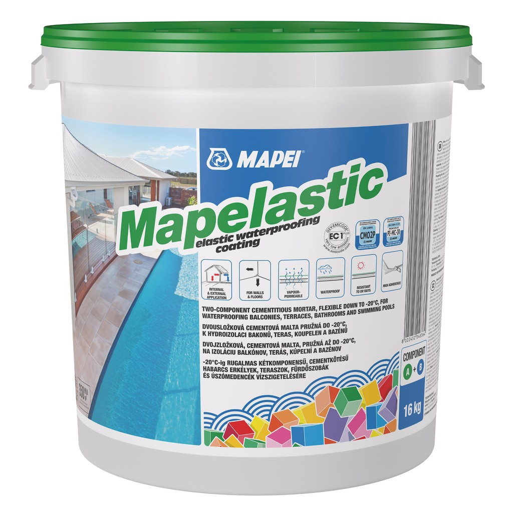 Mapei Mapelastic Dvouslo Kov Hydroizolace Pru N 16 Kg SENESI   Mapelastic 16kg 