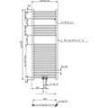 Novaservis 450/1200/RS,0 Radiátor kombinovaný, 45x120cm, chrom - galerie #1