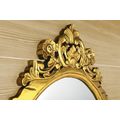 Sapho Oválné zrcadlo v rámu 80x100 cm, zlatá IN352 - galerie #2