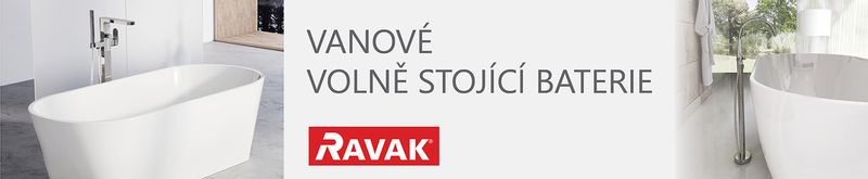 ravak baterie volně stojící