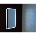 Sapho Float Zrcadlo s LED osvětlením v rámu, 50x70 cm, bílá, 22571 - galerie #3