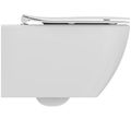 Ideal Standard Tesi Závěsné WC Rimfree se sedátkem SoftClose, AquaBlade, bílá T354601 - galerie #6