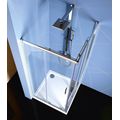 Polysan Easy Sprchové dveře posuvné 100cm, čiré sklo EL1015 - galerie #3